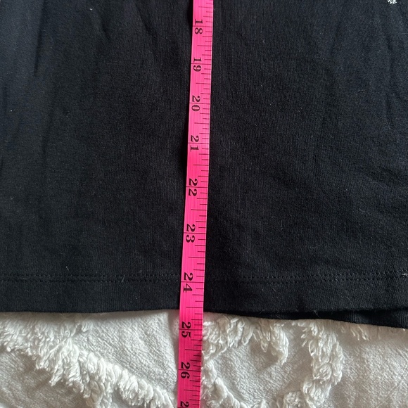 Karen Scott Embroidered Deep Black Holiday Kittens 3/4-Sleeve Top PXL - Picture 2 of 6